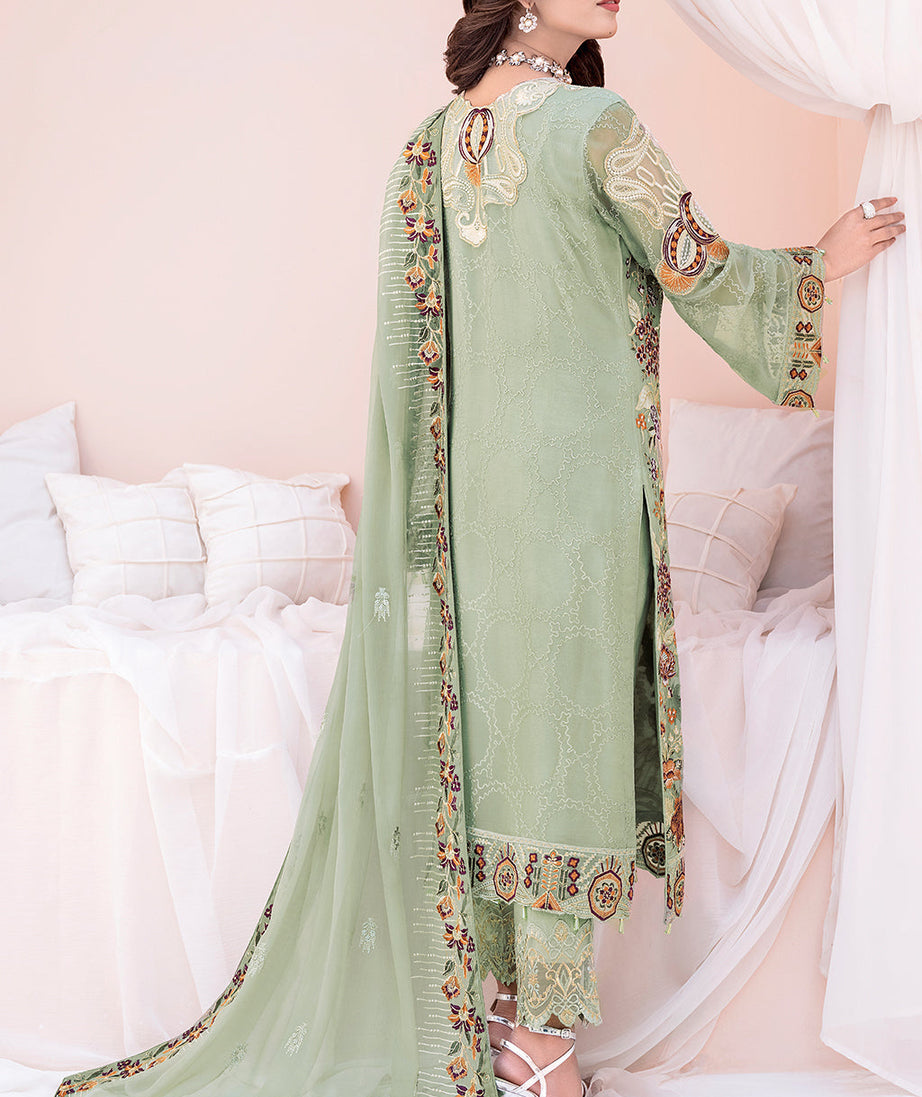 Ramsha Chevron Chiffon`23 Vol#6 D#607