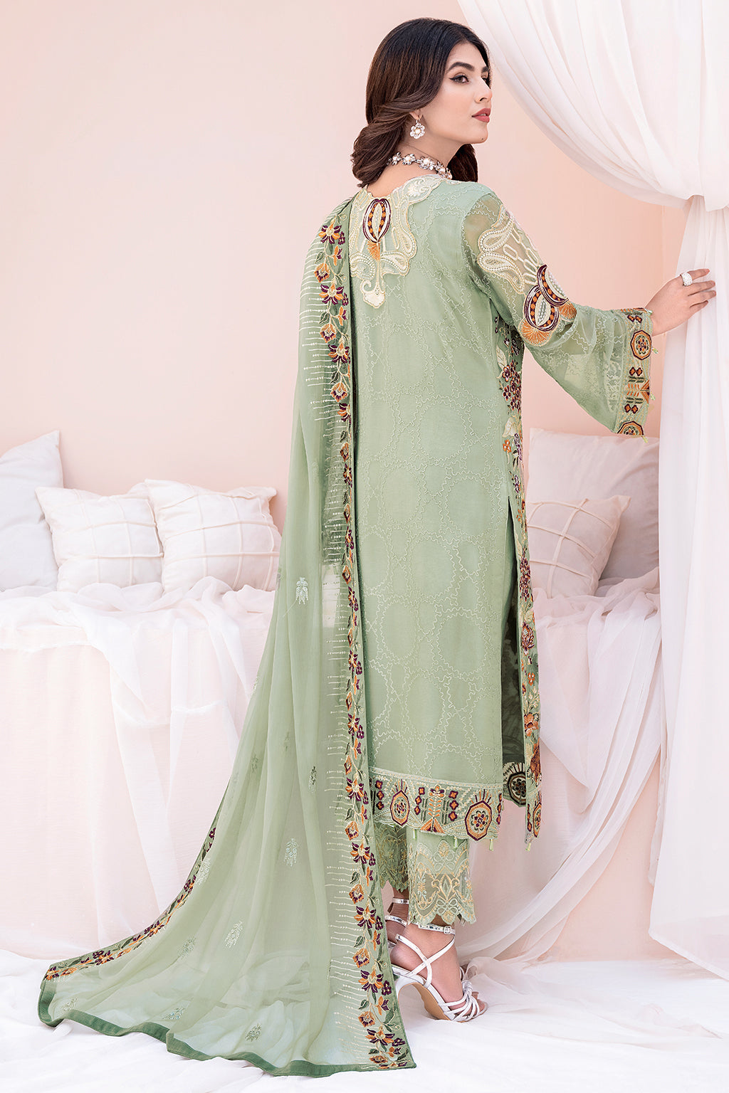 Ramsha Chevron Chiffon`23 Vol#6 D#607