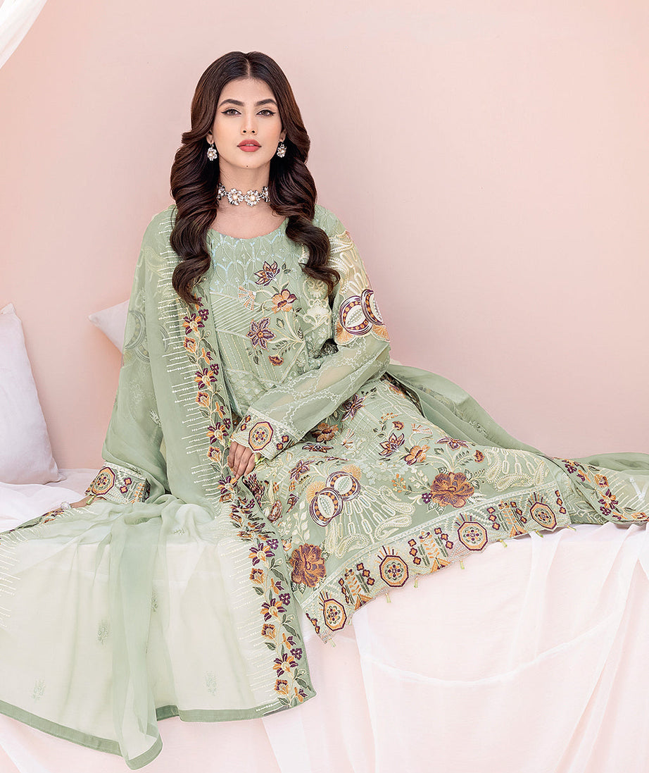 Ramsha Chevron Chiffon`23 Vol#6 D#607