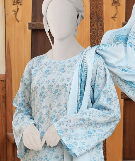 Oriens D/Print Lawn`25 D#822 L-Blue