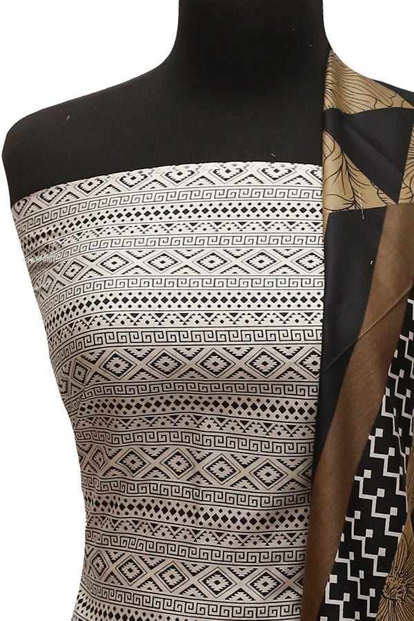 Daman Print Lawn`22 D#1517 Brown