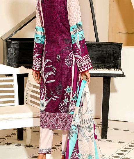 Daman Print Lawn'22 D#1526 Blue