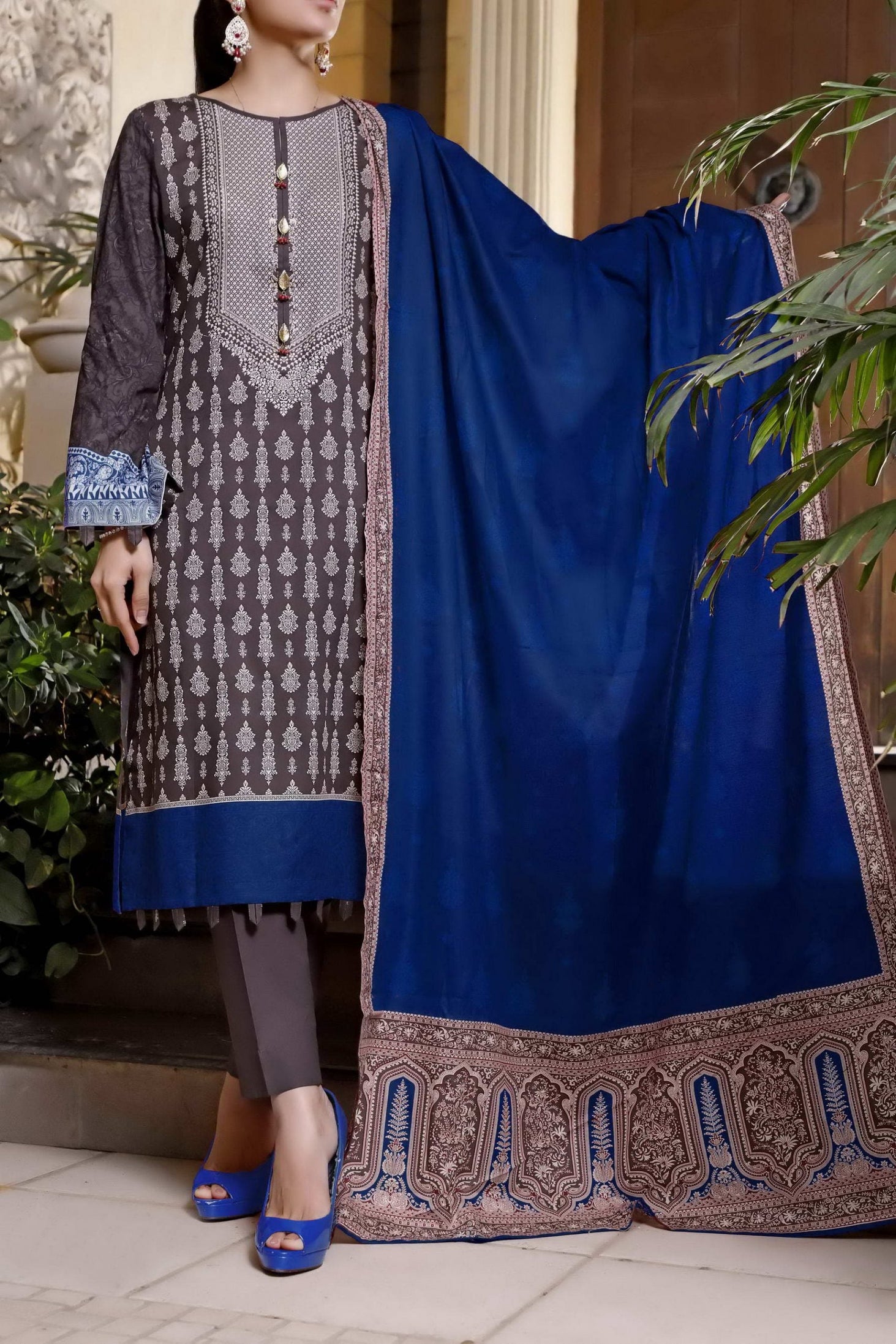 Daman Lawn'22 D#1520 Ch Brown