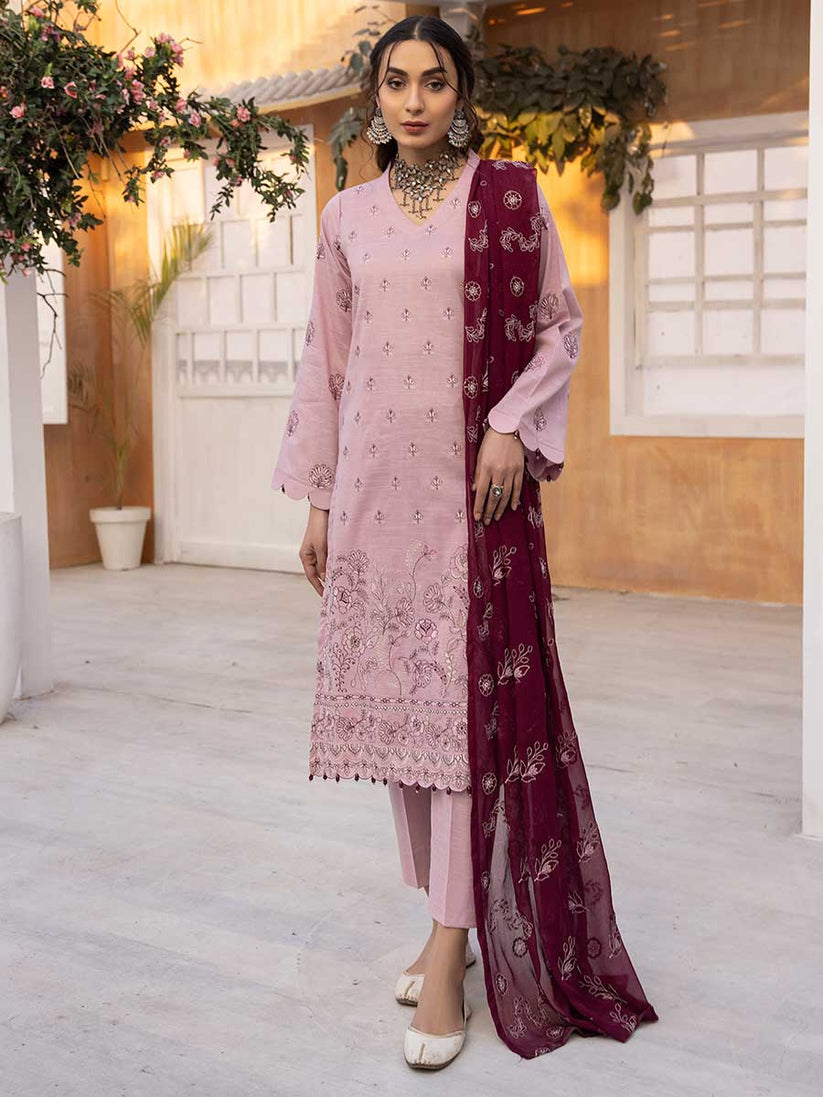 Aalaya De Lace Emb Lawn'23 Vol#01 D#07