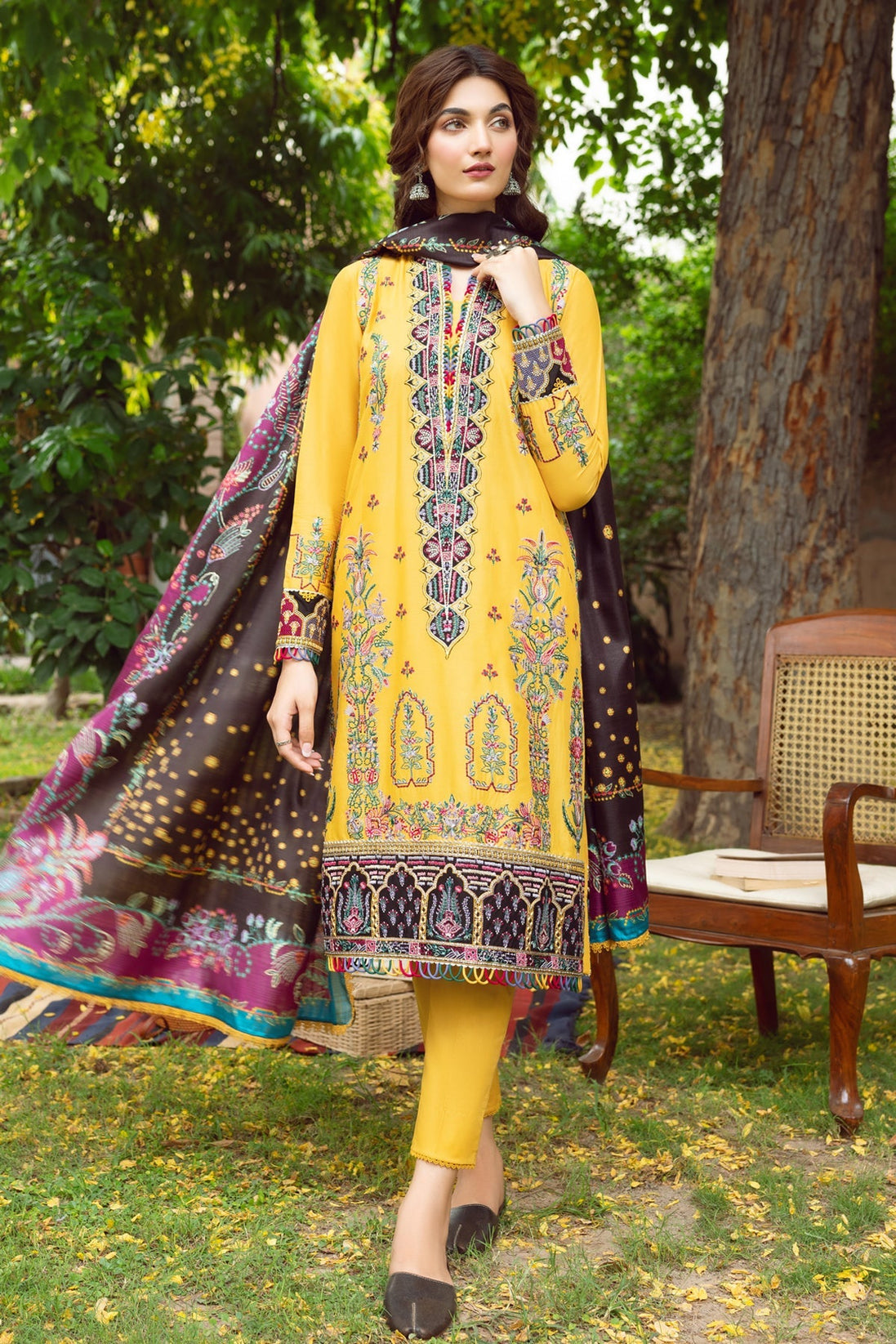 Jazmin Iris Lawn SS`23 D#07 (CASSIA)