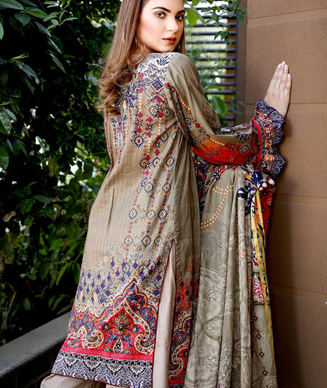 Diya D/Print Emb Lawn`21 D#1938
