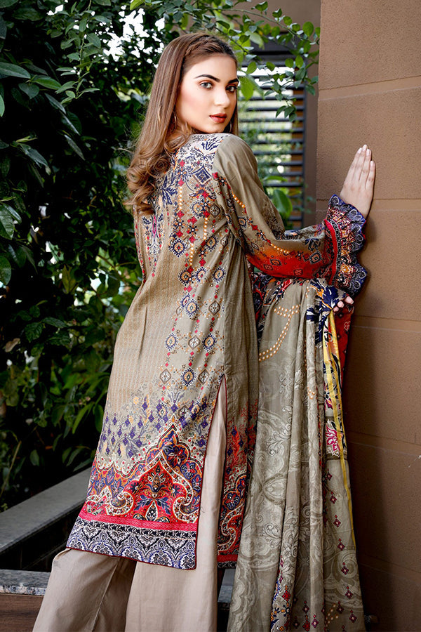 Diya D/Print Emb Lawn`21 D#1938