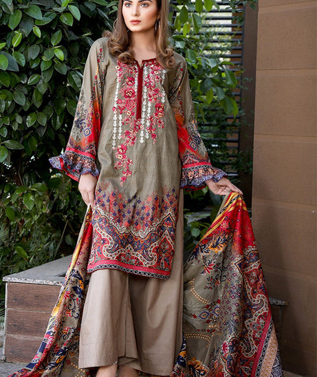 Diya D/Print Emb Lawn`21 D#1938