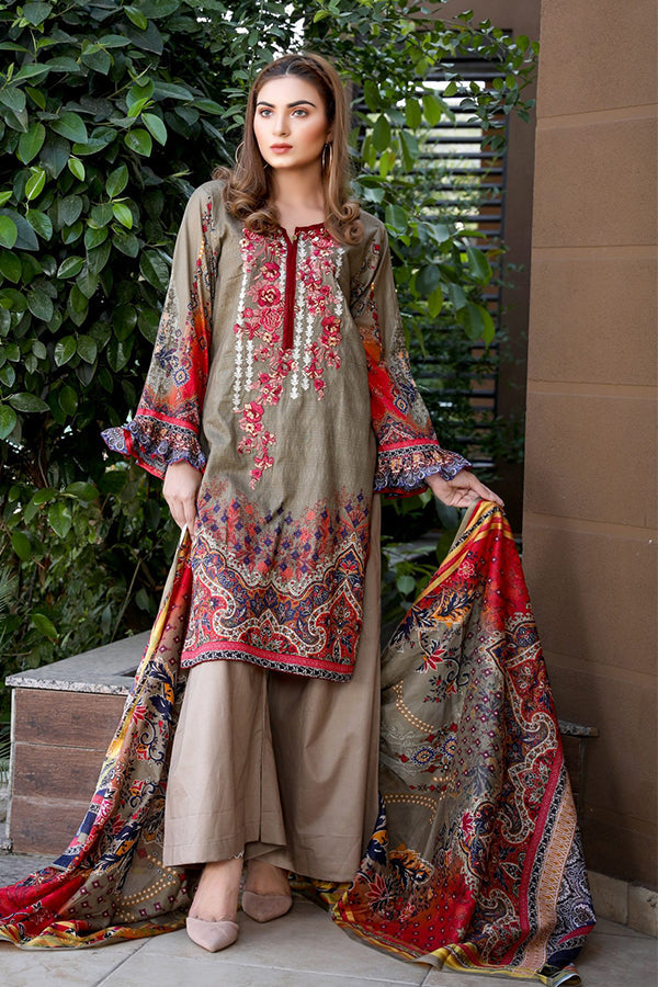 Diya D/Print Emb Lawn`21 D#1938