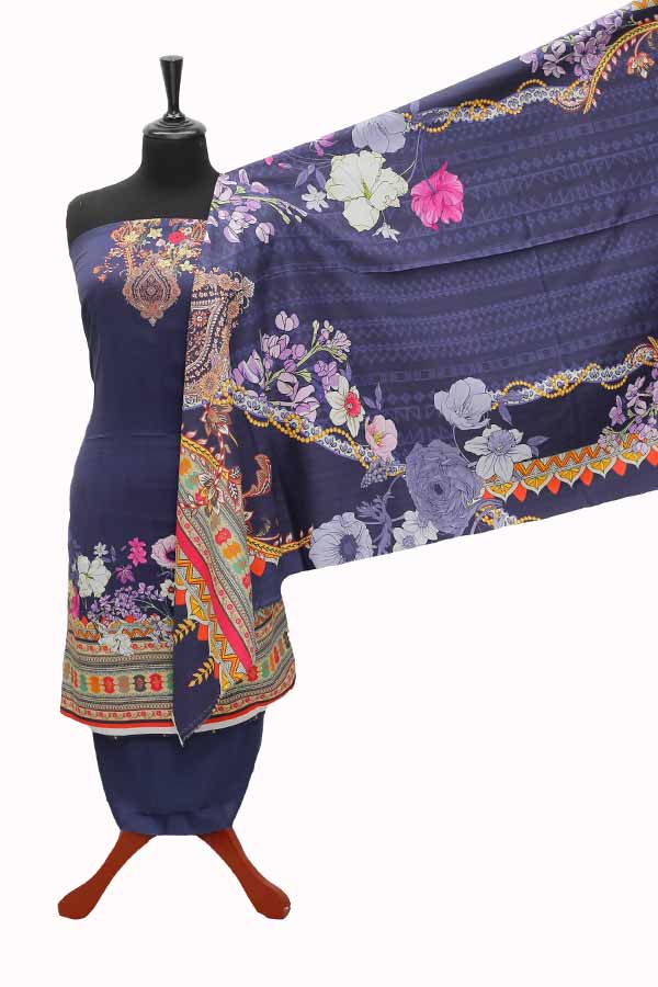 Egyption E9 Check Linen`21 D#11867 (N Blue)