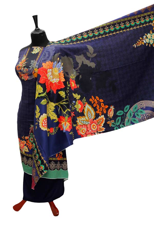 Egyption E9 D/Print Linen`21 D#132 (N Blue)
