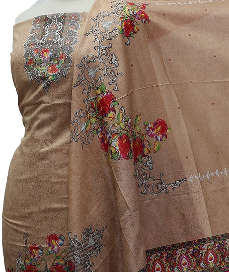 Eiza Print Lawn'21 D # 1041  Peach