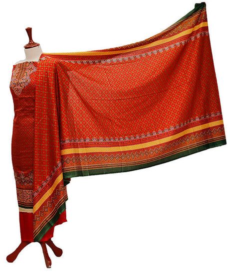 Eiza Print Lawn'21 D # 1044  Red