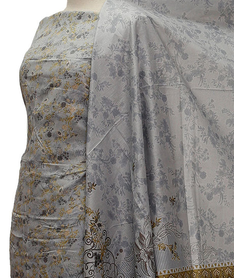 Eiza Print Lawn'21 D # 1051  Grey