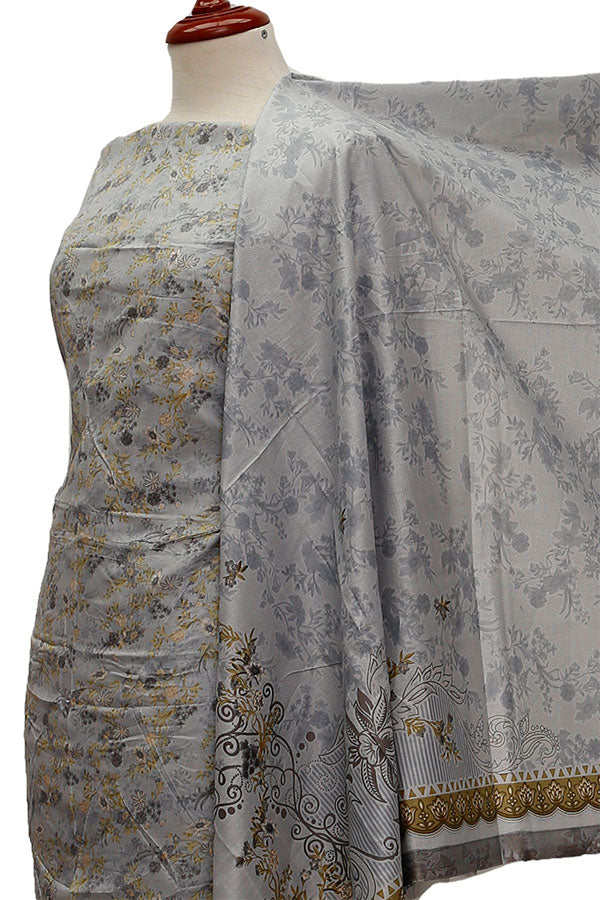 Eiza Print Lawn'21 D # 1051  Grey