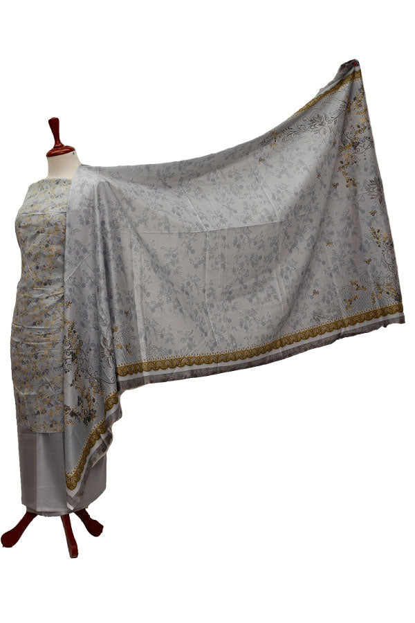 Eiza Print Lawn'21 D # 1051  Grey