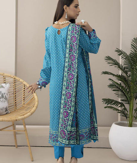 Erum Misha Print Lawn`23 (Vol-2) Ferozi