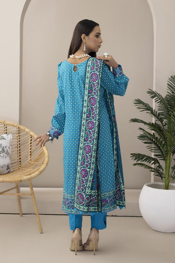 Erum Misha Print Lawn`23 (Vol-2) Ferozi