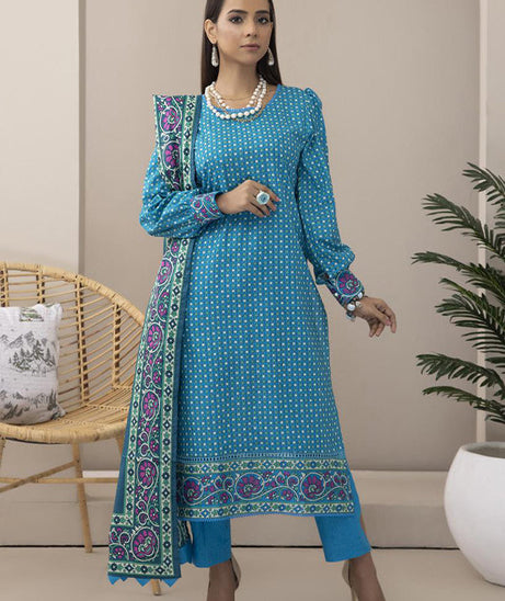 Erum Misha Print Lawn`23 (Vol-2) Ferozi