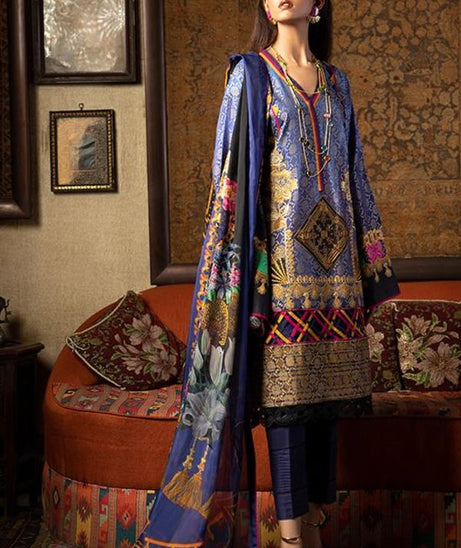 Esha Eshal Luxury Lawn`21 D#13024