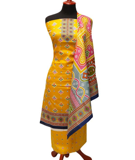 Friha &amp; Farha Naz Lawn`22 D#828 Yellow