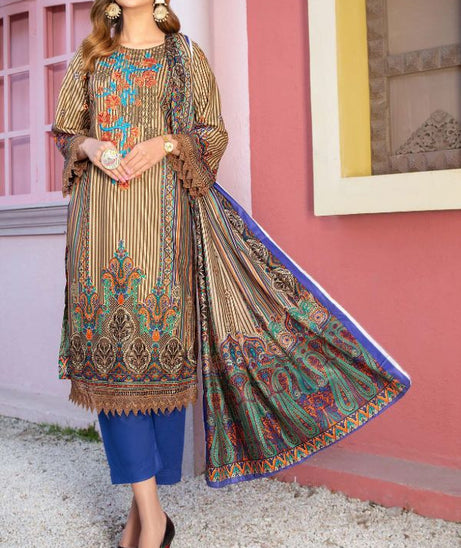 Farwa Premium Emb Lawn`21 Vol 1 D#6