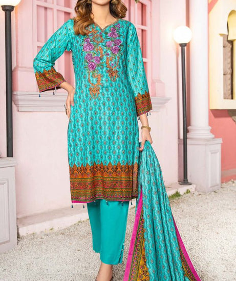 Farwa Premium Emb Lawn`21 Vol 1 D#9