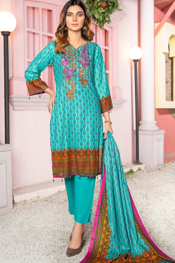 Farwa Premium Emb Lawn`21 Vol 1 D#9