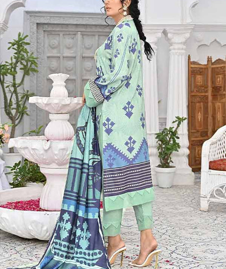 Feroza Digital Print Linen`22 D#01 (Pista)