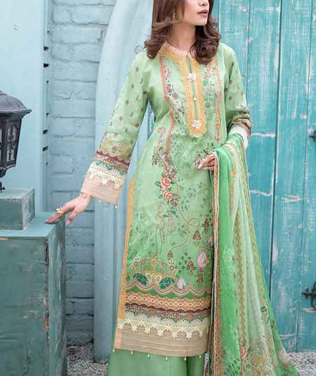 Firdous Bamber Collection`22 D#413 (Pista Green)