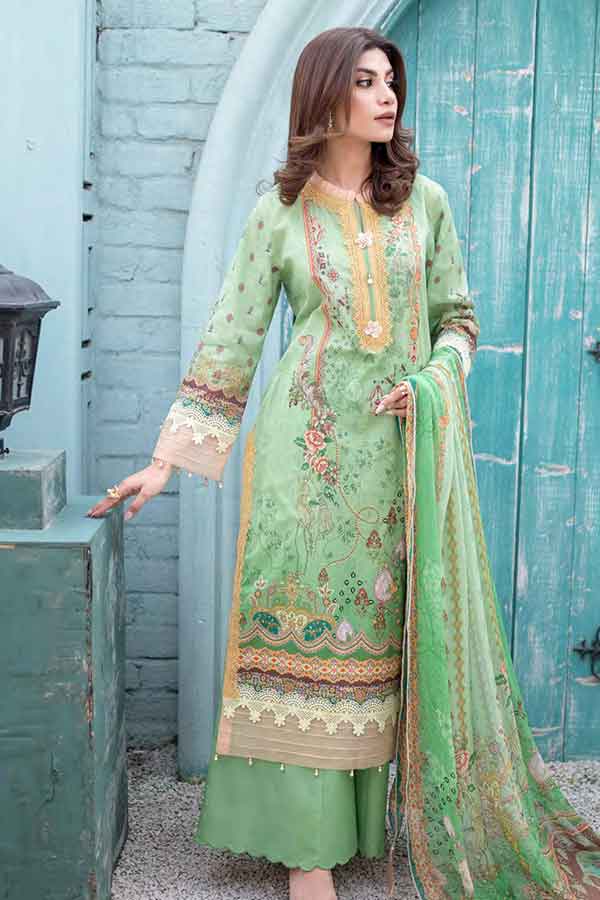 Firdous Bamber Collection`22 D#413 (Pista Green)