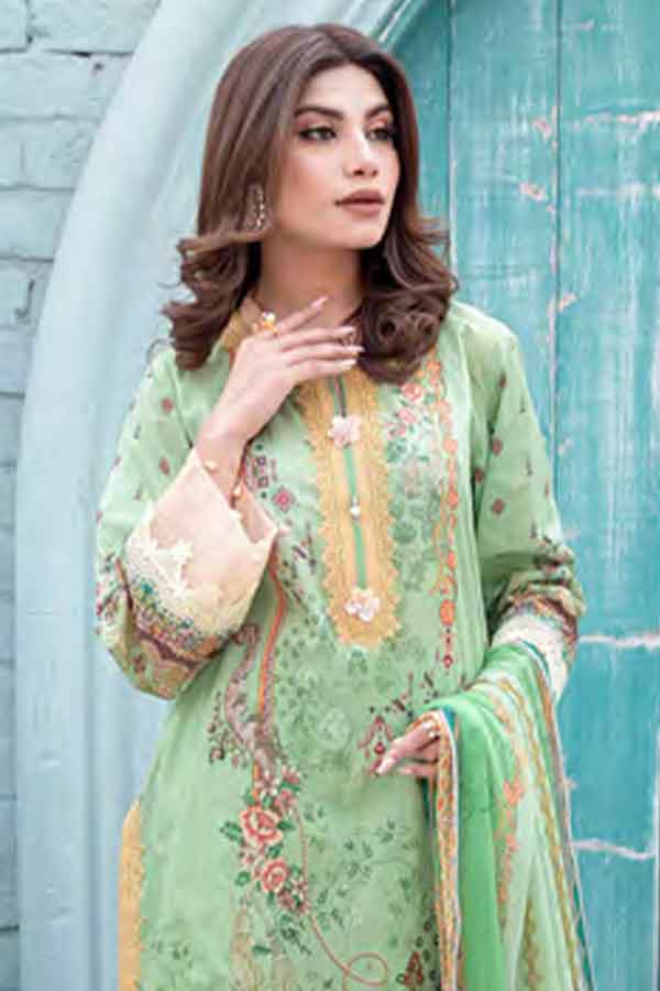 Firdous Bamber Collection`22 D#413 (Pista Green)