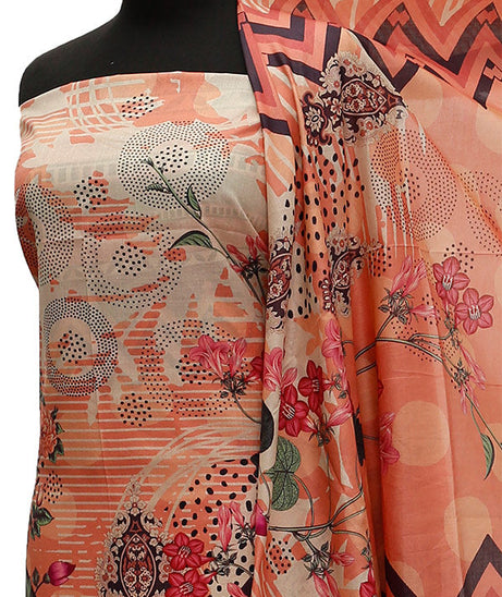 Firdous Digital Lawn'21 D#833 Peach