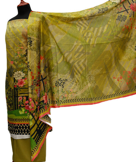 Firdous Digital Lawn'21 D#834 M Green