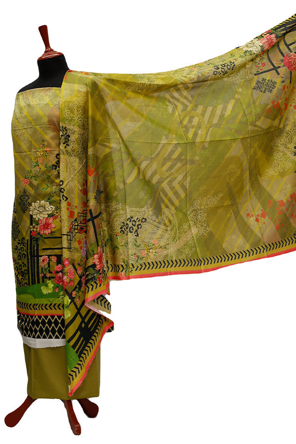 Firdous Digital Lawn'21 D#834 M Green