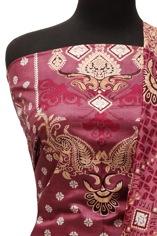 Firdous Print Lawn`22 D#614 Pink