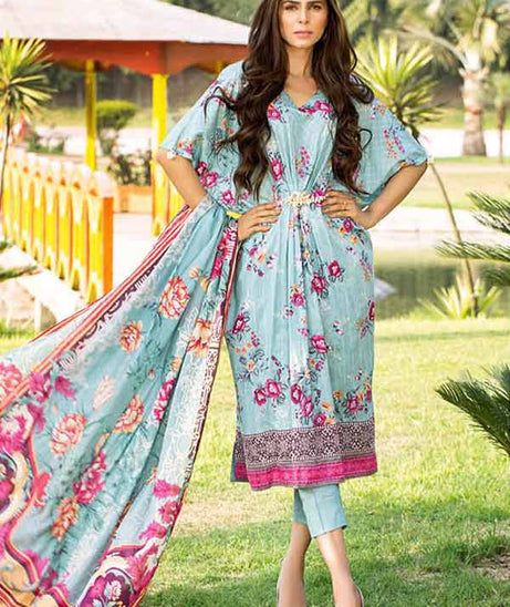 Five Star Divine Lawn`21 D#8027 S Grey