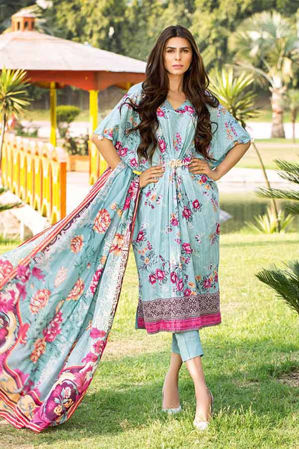 Five Star Divine Lawn`21 D#8027 S Grey