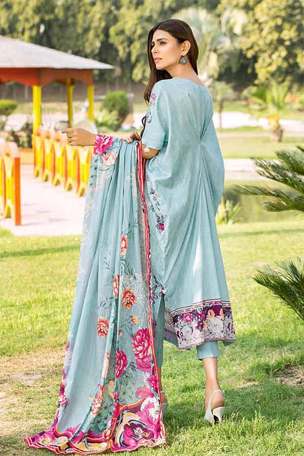 Five Star Divine Lawn`21 D#8027 S Grey