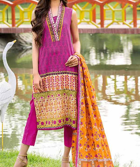 Five Star Divine Lawn`21 D#8031 Sh Pink