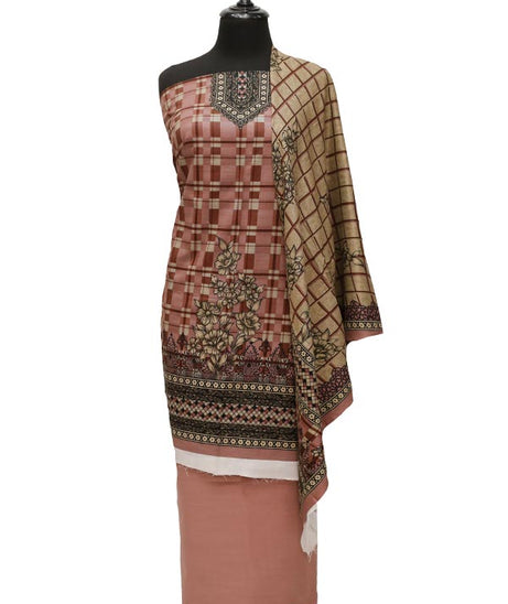Five Star Monsoon Khaddar`21 D#2214 (LT Pink)