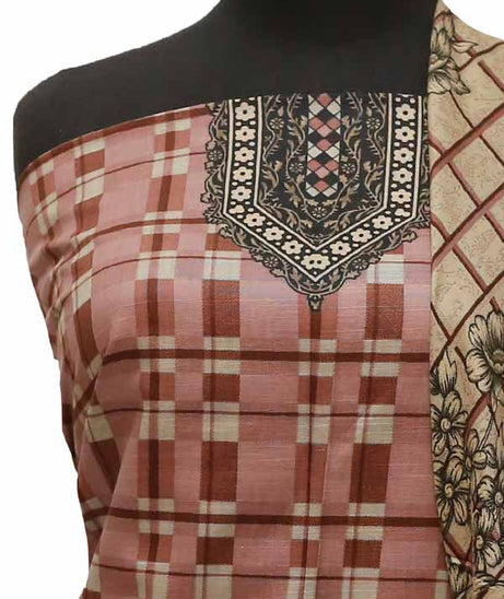 Five Star Monsoon Khaddar`21 D#2214 (LT Pink)