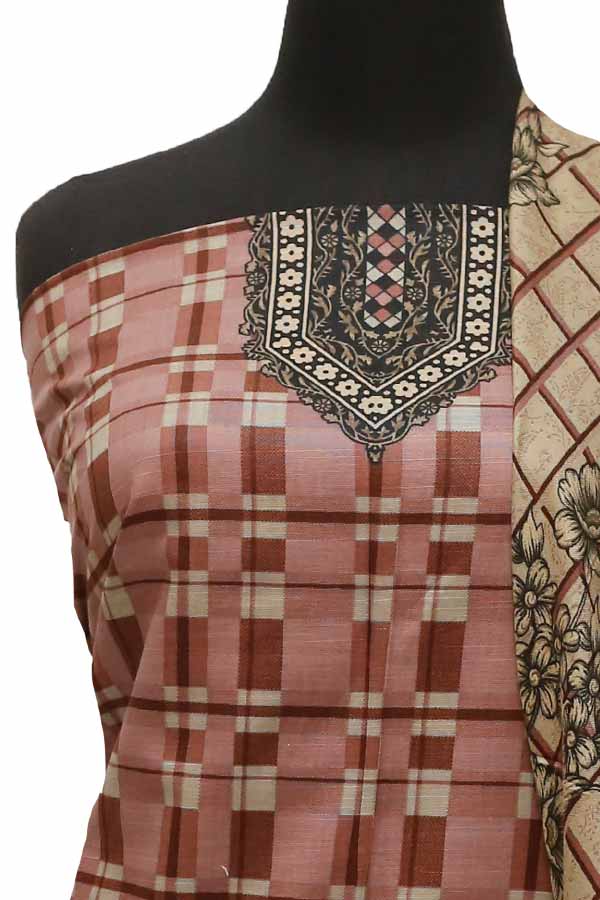 Five Star Monsoon Khaddar`21 D#2214 (LT Pink)