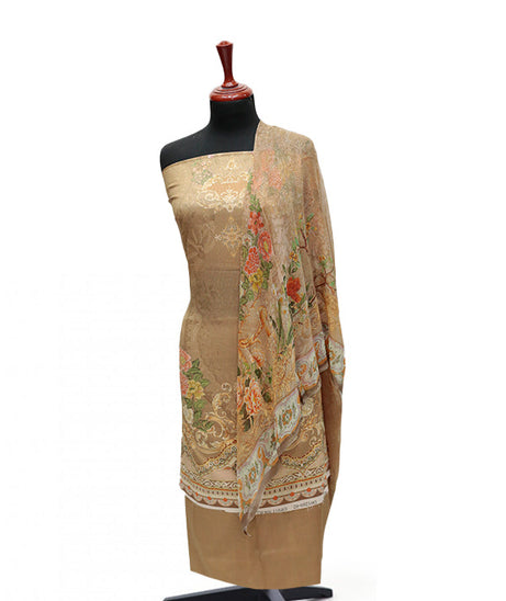Floraison D/Chiffon Dupatta`25 D#11704 (D Brown)