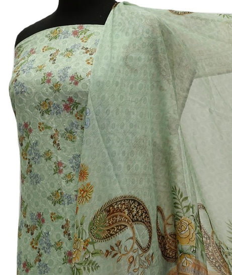 Floraison D/Emb Lawn`21 D#47003 (Green)
