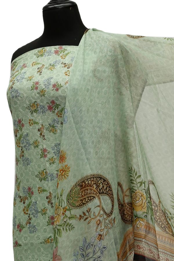 Floraison D/Emb Lawn`21 D#47003 (Green)