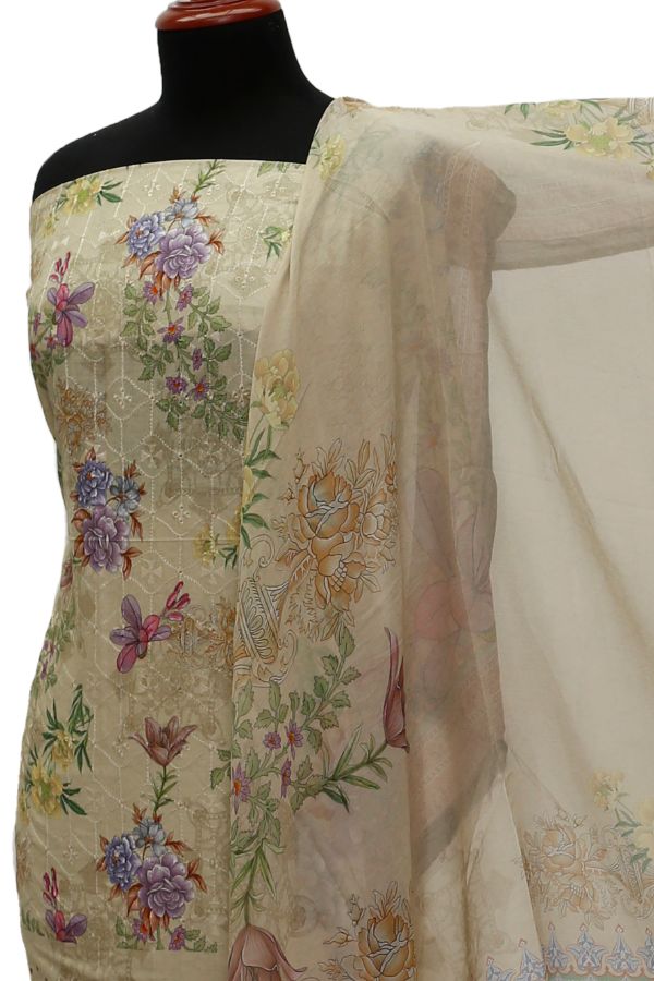 Floraison D/Emb Lawn`21 D#47006 (Skin)