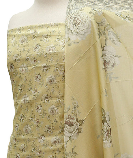 Floraison D/Print Lawn`21 D#3224 (Yellow)