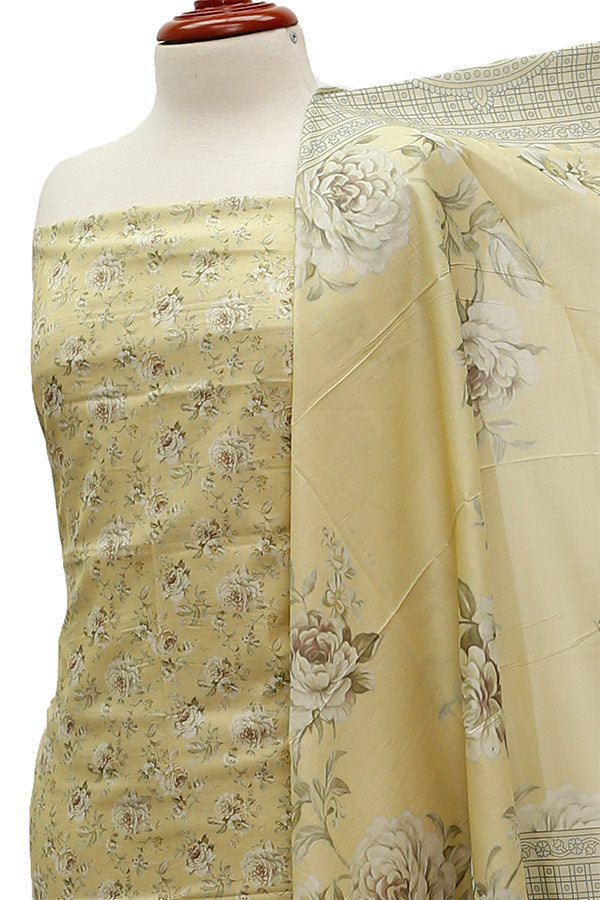 Floraison D/Print Lawn`21 D#3224 (Yellow)