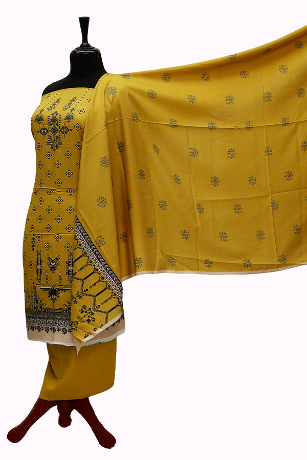 Floraison Digital Karandi`21 D#17197 (Mustard)